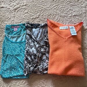 Orange V-Neck Sweater